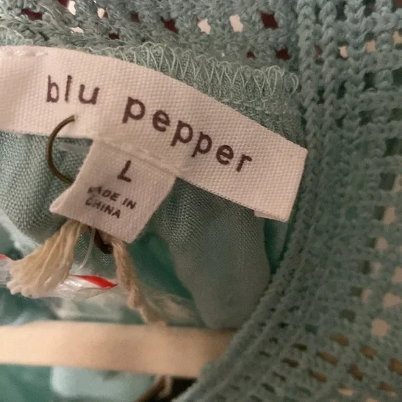 Blu Pepper tank top with dot embellishment - Picture 5 of 5